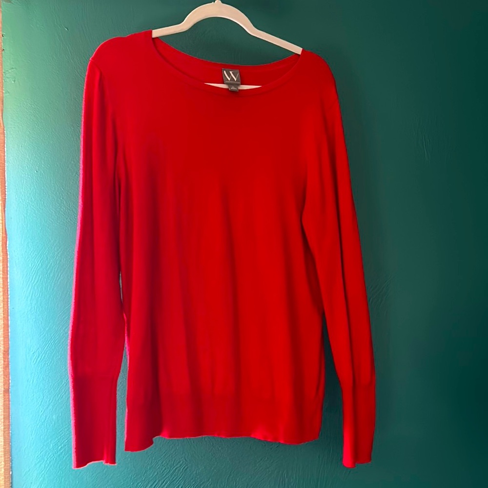 Beautiful Red Worthington Sweater Size XL
